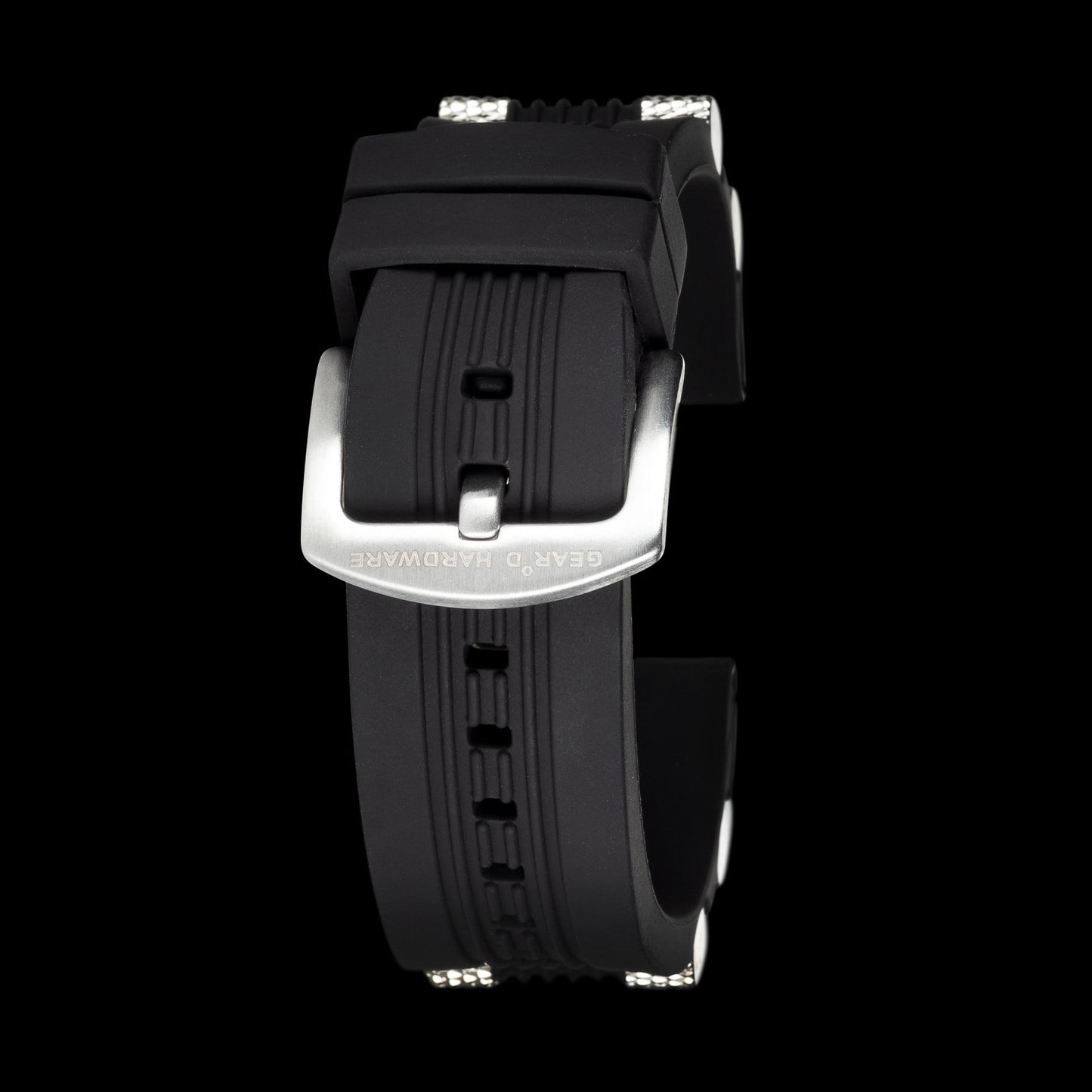 Metal Dumbbell Black Silicone